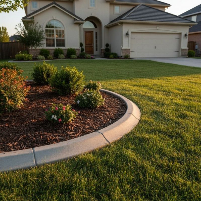Concrete Curbing Vs. Plastic Or Metal Landscape Edging